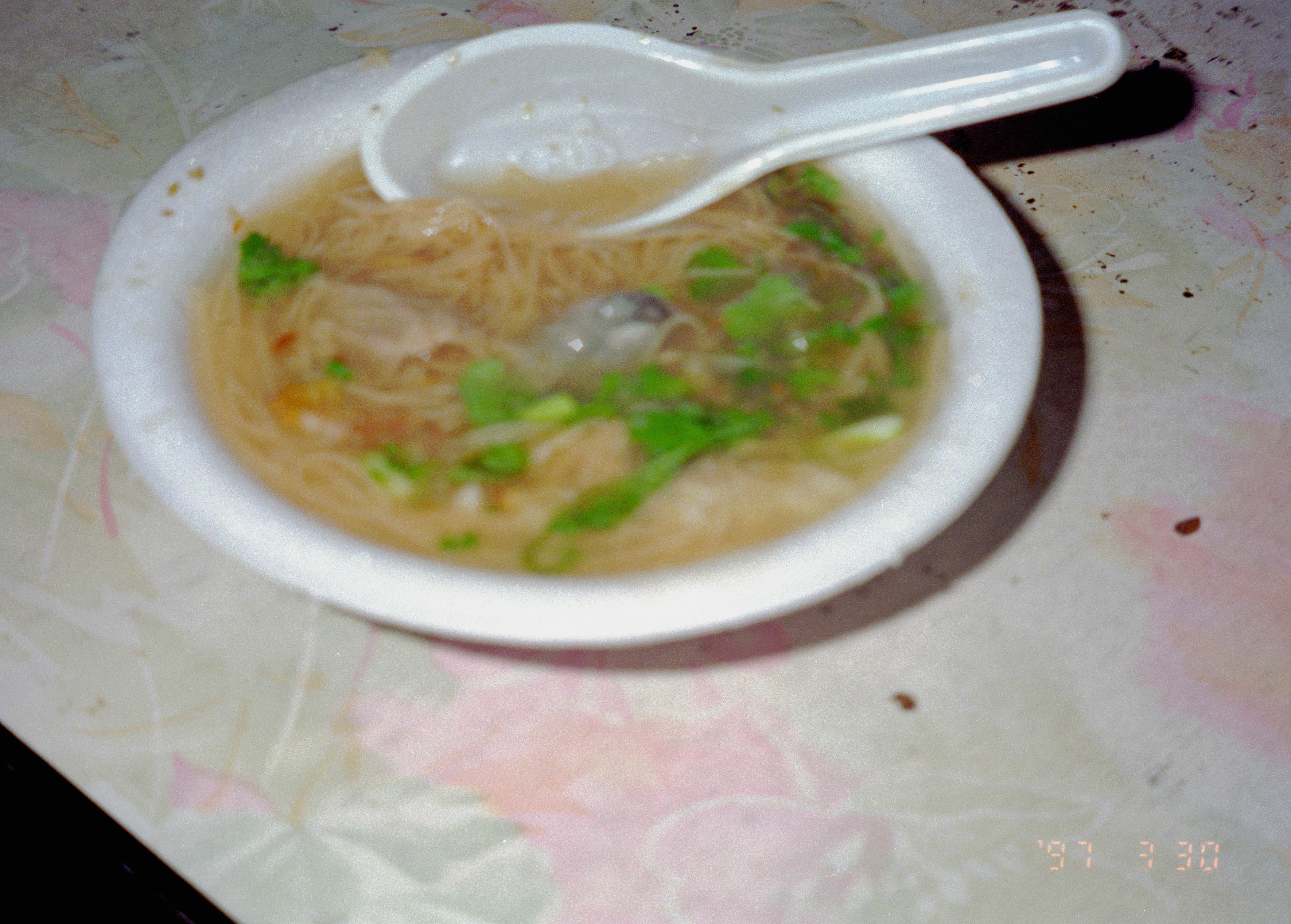 台北街頭蚵仔麵線老照片